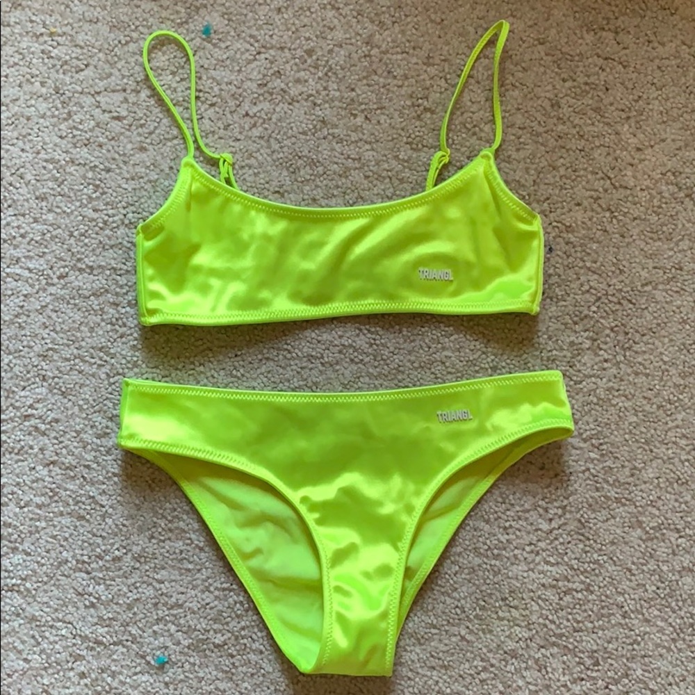 Triangl Mylos Neon Lime Green Bikini